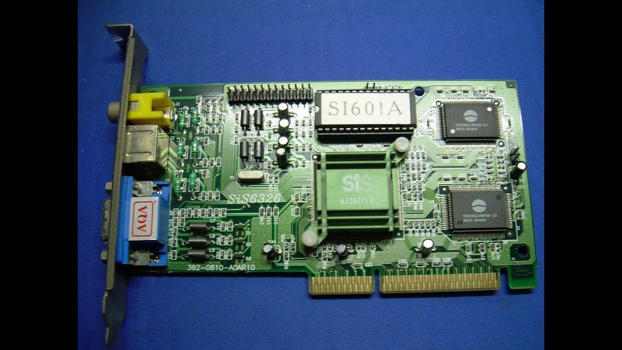 SIS 6326 8MB AGP Graphics Card