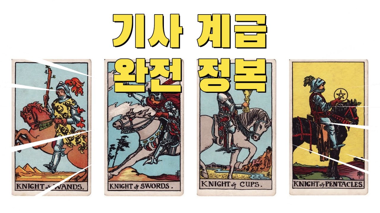 코트 카드 제 3강 기사 ♞ / ♘계급 완전정복♞ / ♘🔥궁정 카드에서 나이트 계급의 개념과 활용법이 모호했다면 ✨