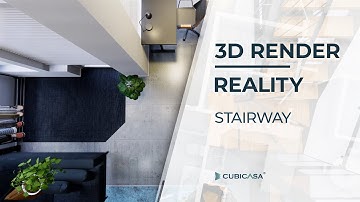 Stairway - (3D Render vs Reality)