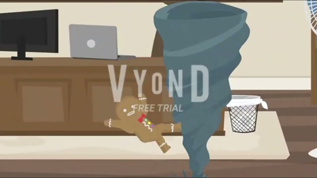 vyond the adventures of gingerbread man office