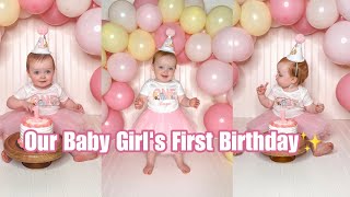 Our Sweet Baby Turns ONE 🎂 | First Birthday Vlog (Party Prep + Celebration)