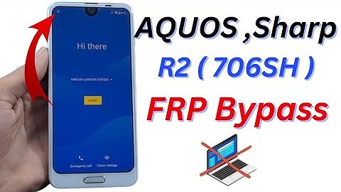 Sharp AQUOS R2 (706SH) FRP Bypass - Google Account Remove 2025 (No PC Method)