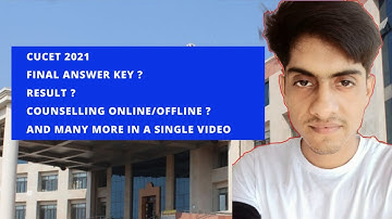 Cucet Result 2021 🔥 | Cucet Final Answer Key | Cucet Counselling Procedure | Cucet 2021