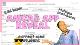 My FULL AMCAS Application - C's get degrees, right😅