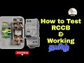 How to check RCCB Working condition, MCB vs RCCB-Internal parts compression