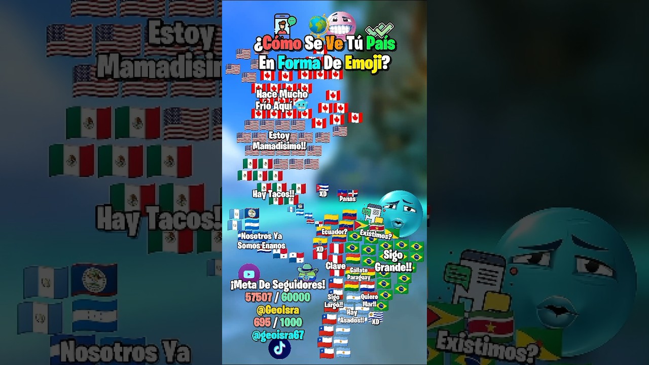 ¿Cómo Se Ve Tú País En Forma De Emoji? 🤯 