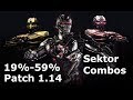 MKX - Triborg (Sektor) Best Combos & Set-ups (19%-59%) Patch 1.14