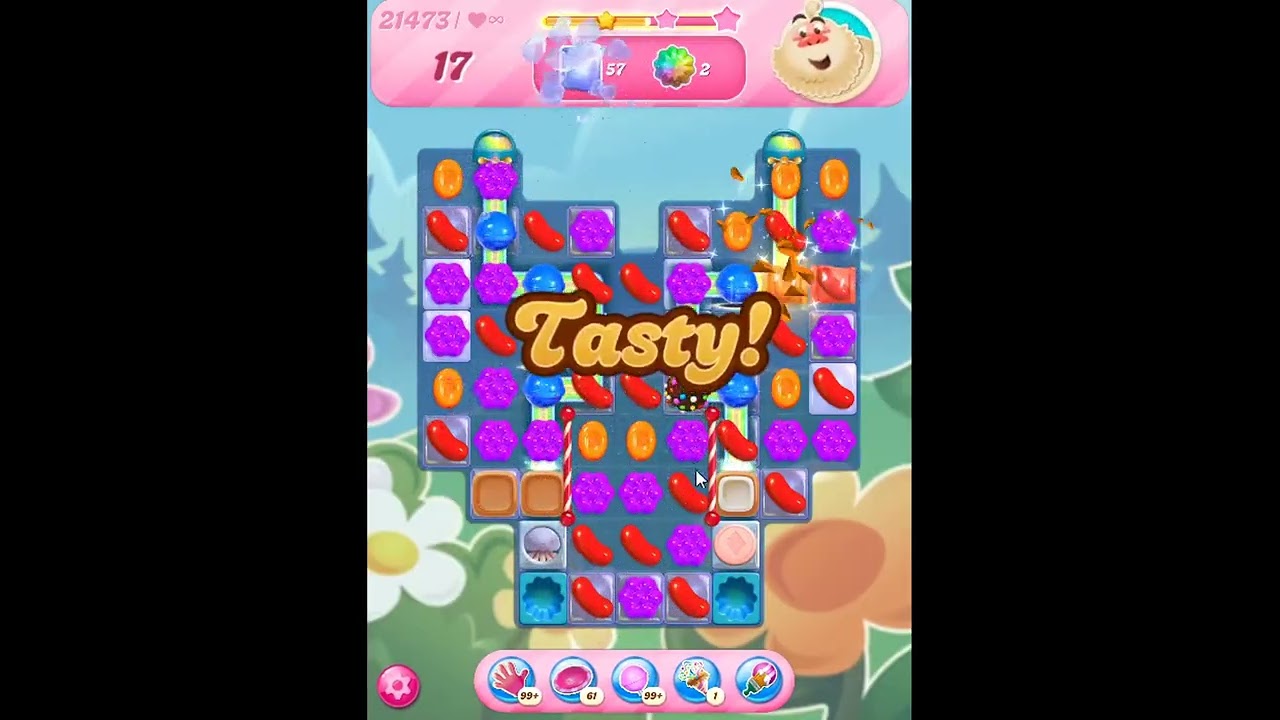 Candy Crush Saga Level 21473 - NO BOOSTERS | SKILLGAMING ✅