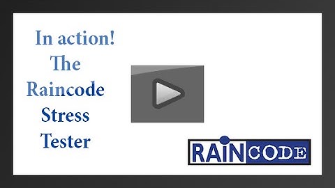 In action: the Raincode Stress Tester