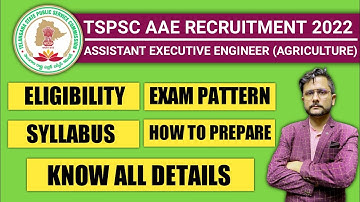 TSPSC AEE Recruitment 2022|TSPSC Assistant Executive Engineer (Agriculture) Job 2022| Best Coaching