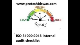 ISO 31000:2018 Internal audit checklist