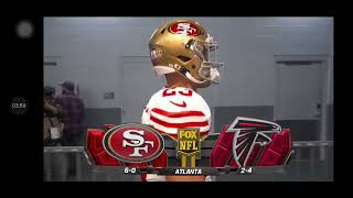 NFL Football on FOX intro San Francisco at Atlanta 