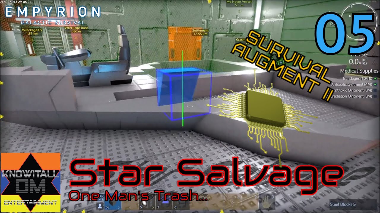 [5] I upgrade my Survival Augment and rebuild my HV in Empyrion Star