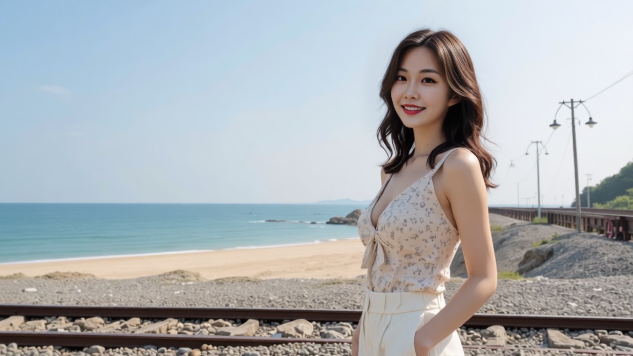 🎵 햇살 속 가마쿠라 여신은? | AI BEAUTY Coastal Muse | 鎌倉昼の女神は？ | Official MV