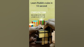 Mirror cube pattern stripes