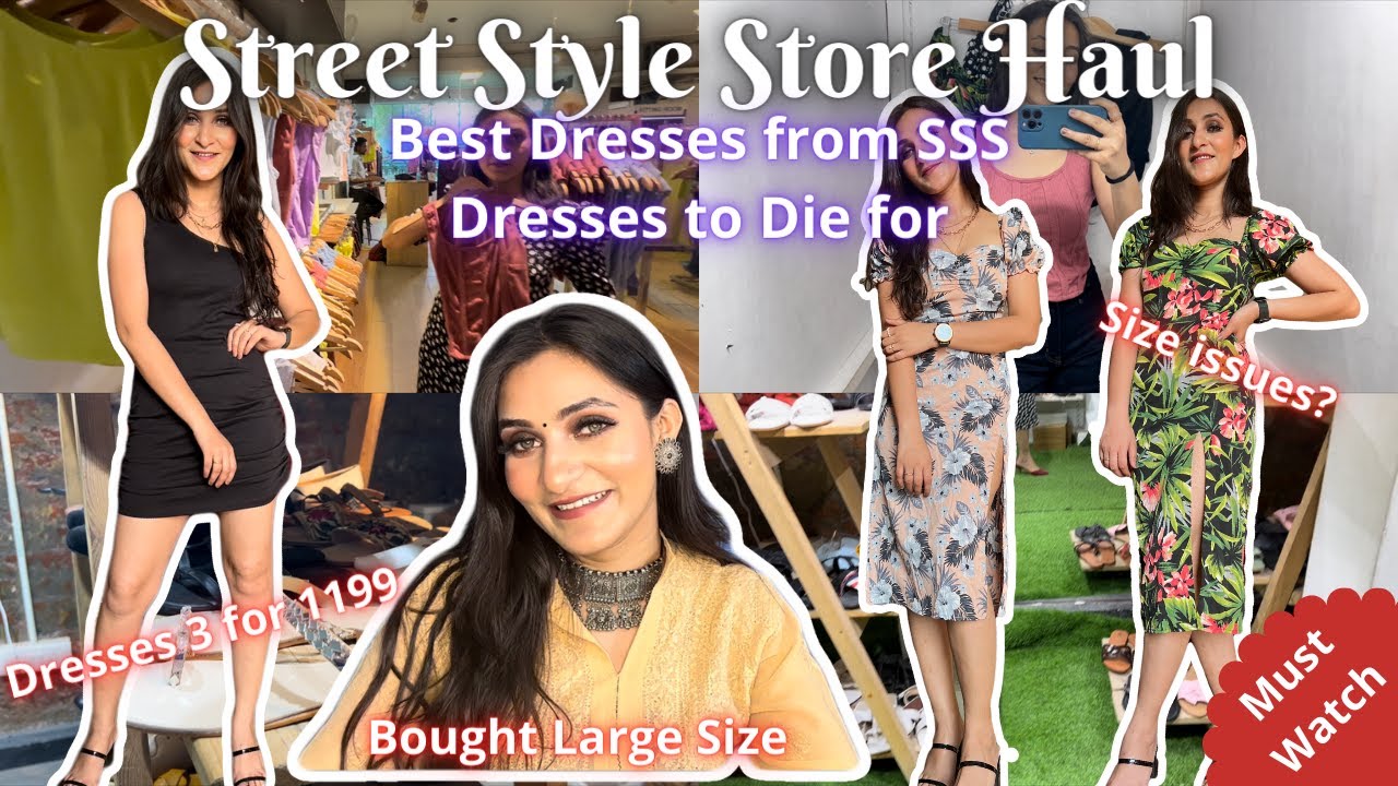 Street Style Store Haul + Review Dresses 3 for 1199 Flats 2 for 599