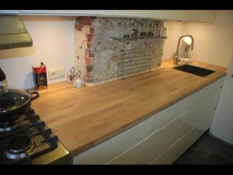 Keukenblad youtube Massief houten aanrechtblad