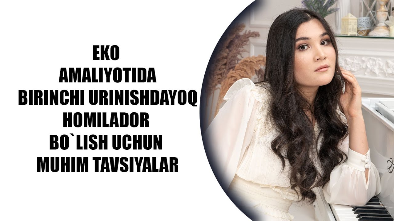 Eko amaliyotida birinchi urinishdayoq homilador bo`lish uchun muhim tavsiyalar