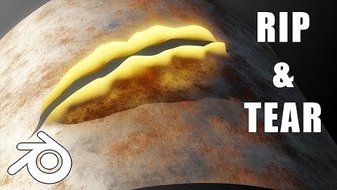 [Blender 3.1] Rip & Tear Geometry Nodes Tutorial