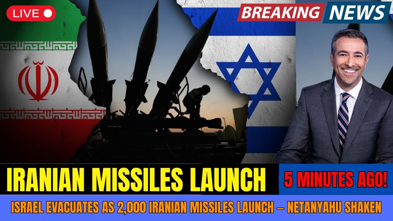 Israel Evacuates as 2,000 Iranian Missiles Launch — Netanyahu Shaken