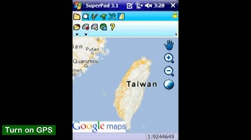 Survey with Online Map in SuperPad 3.1