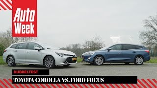 Toyota Corolla vs. Ford Focus - AutoWeek Dubbeltest - English subtitles