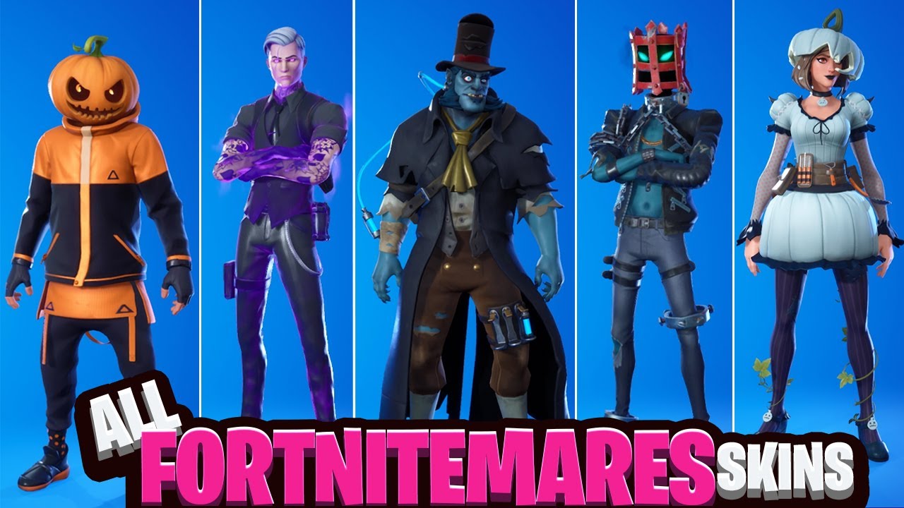All *NEW* Fortnitemares 2020 Halloween Skins in Fortnite (Shadow Midas