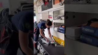 Check lista da ambulância do SAMU - Suporte Avançado de Vida USA