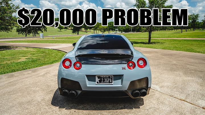 Fixing the R35 GTR's COMMON $20,000 problem
