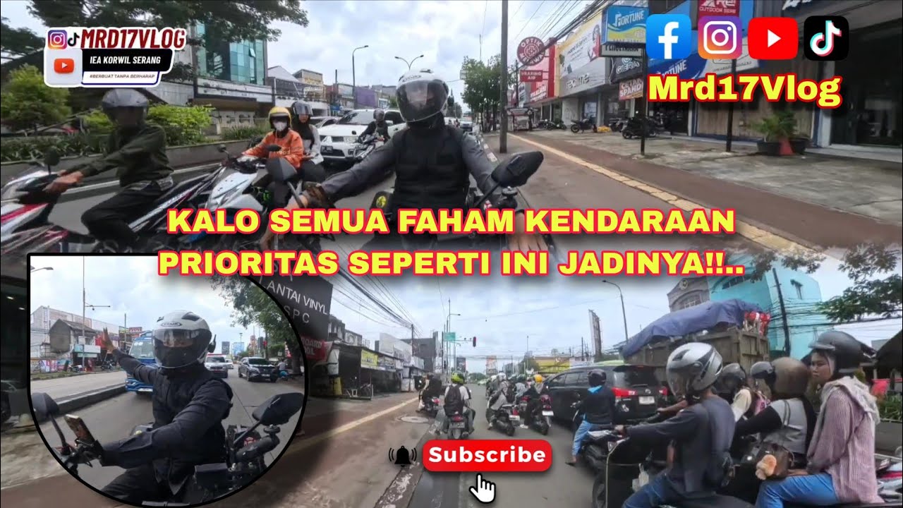 KETIKA KENDARAAN PRIORITAS, Di Utamakan 😇🫡