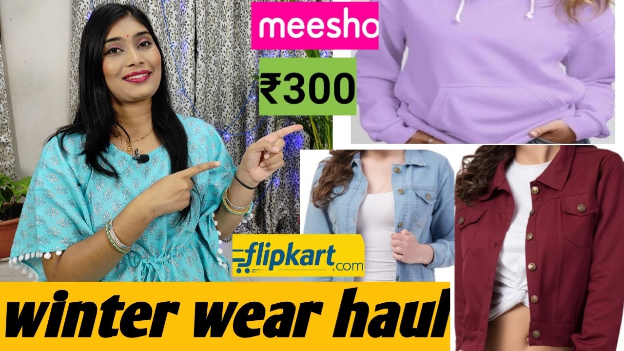 SHOCKING 😱 FLIPKART & MEESHO JACKET, SWIETSHIRTS HAUL STARTING ₹300 💙