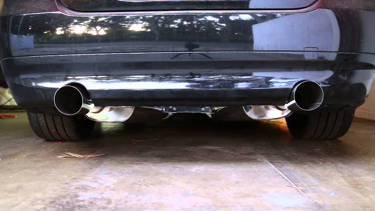 Manzo Exhaust Sound - '08 BMW 335i E90 - YouTube