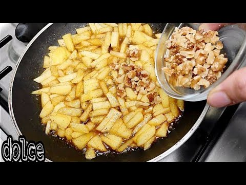 Prendi MELE e 1 uovo, Fai questo famoso dolce, dolce in 1 MINUTO incredibilmente buono