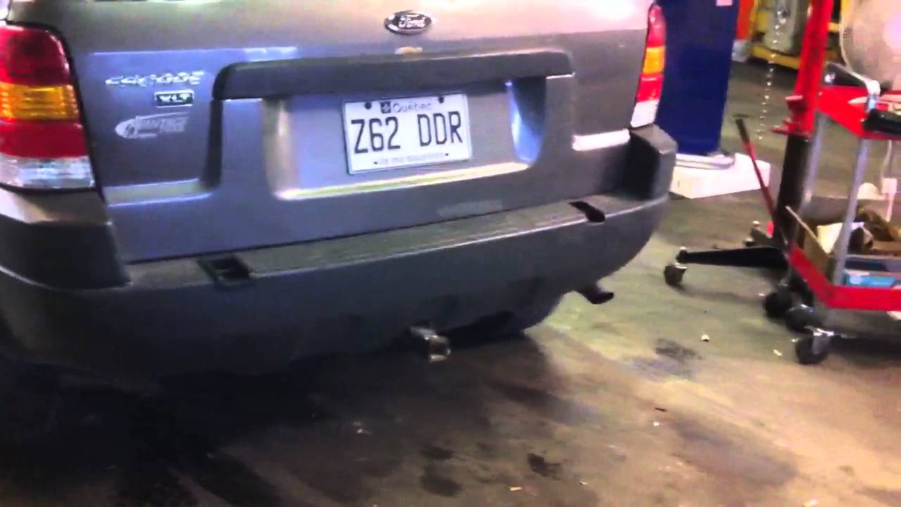 Ford escape broken flexpipe YouTube