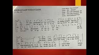 Engkaulah Tuhan Kami - notasi SA