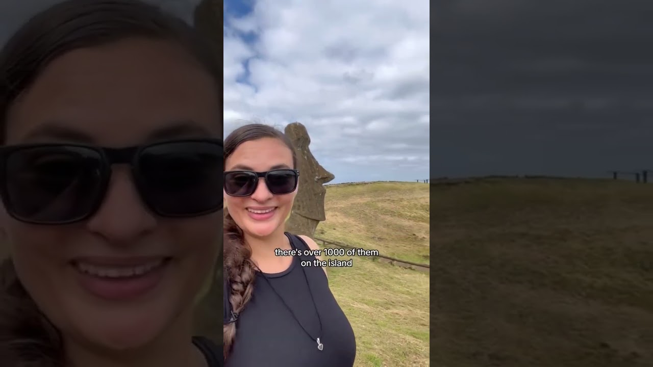 ⁣Easter Island is a great solo trip for female travelers #easterisland #solofemaletraveler #rapanui