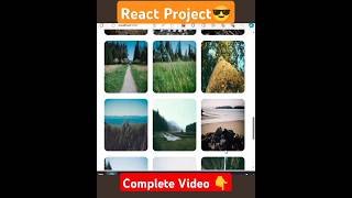 #shorts infinite scrolling in react | react js project #shorts #shortvideo #project