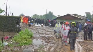 Indian rescuers search for landslide survivors