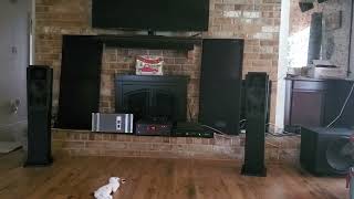Green Mountain Audio Europas Threshold S-150, Krell HTs