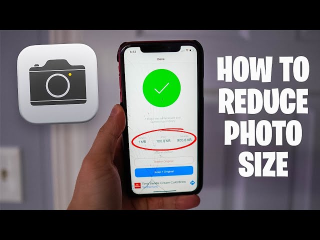 How to REDUCE Photo Size on iPhone (2021) class=