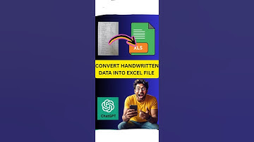 Convert Handwritten Data into Excel File| Convert Handwritten Marks list into Excel File With AI