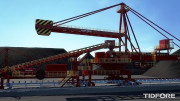 Bucket-wheel stacker reclaimer（3D）