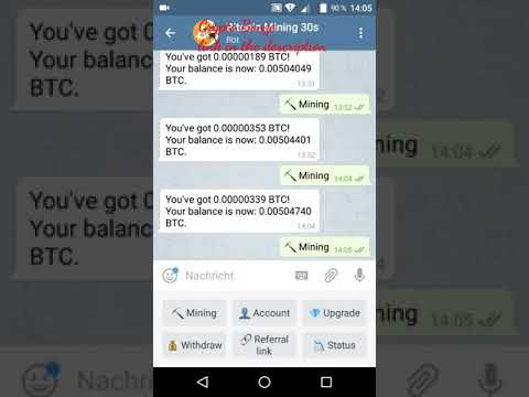 Bitcoin Mining 30s Telegram Bot Scam Youtube - 