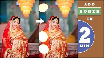 Add Bokeh in Photoshop (Download Bokeh Overlay)
