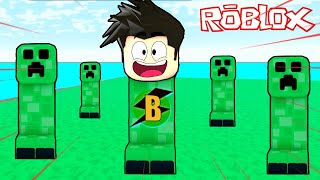 Roblox Oyununda Mi̇necraft Creeper Oldum Easy Minerscraft Obby