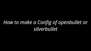 How to make a config