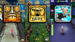 Temple Run 2 Volcano Island Vs Temple Run Brave Vs Angry Gran Run - Endless Run Gameplay screenshot 5