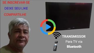 TRANSMISSOR BLUETOOTH (Áudio) PARA sua TV com QUALIDADE