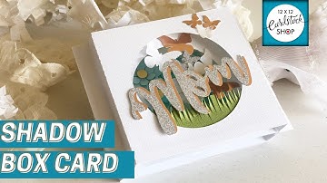 How to Make a Shadow Box Card Tutorial