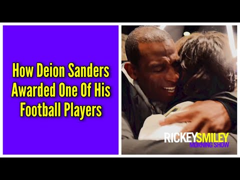 How Deion Sanders Awarded One Of His Football Players